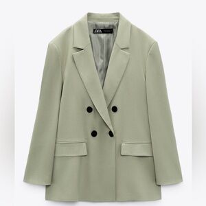 Zara double breasted blazer (S)